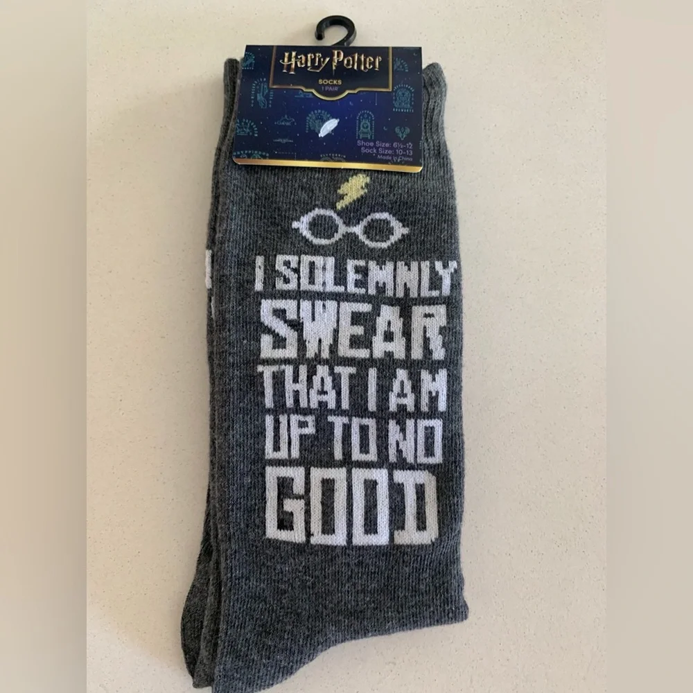 NWT Harry Potter themed Set of Two Pairs of Socks